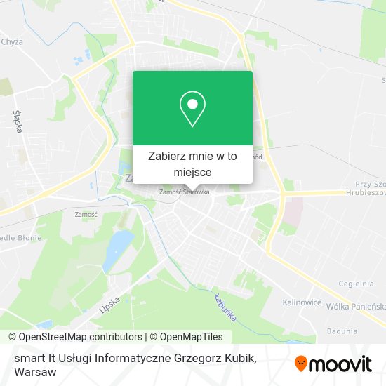 Mapa smart It Usługi Informatyczne Grzegorz Kubik