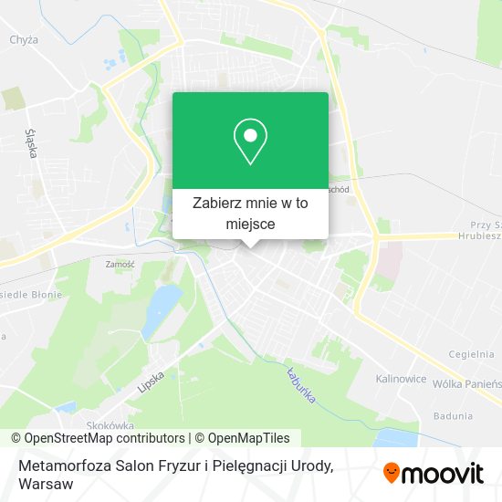 Mapa Metamorfoza Salon Fryzur i Pielęgnacji Urody