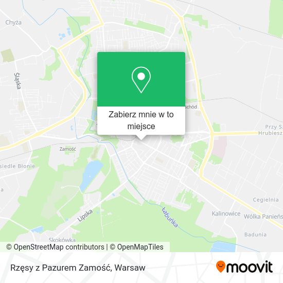 Mapa Rzęsy z Pazurem Zamość