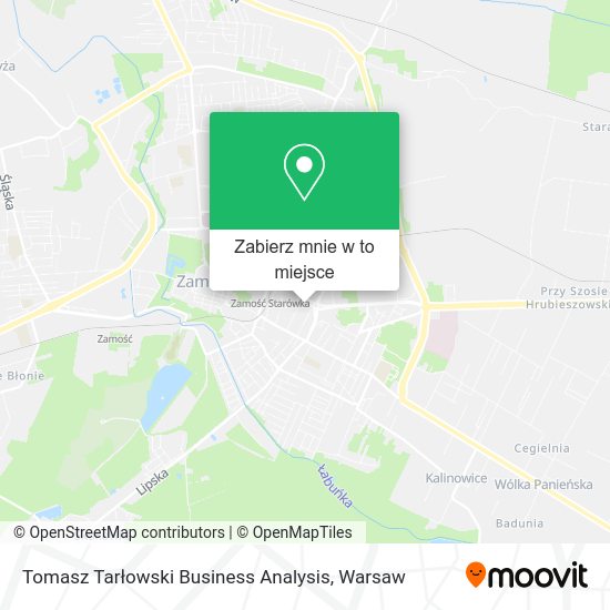 Mapa Tomasz Tarłowski Business Analysis