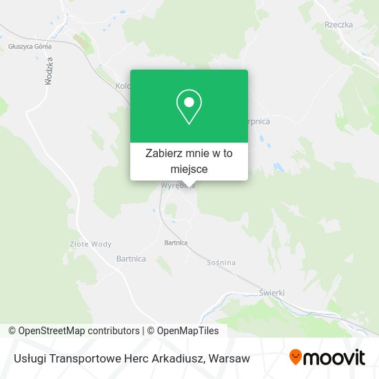 Mapa Usługi Transportowe Herc Arkadiusz