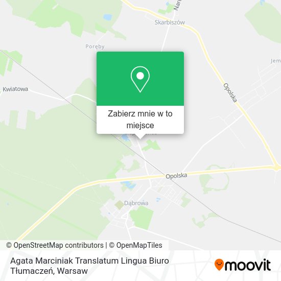 Mapa Agata Marciniak Translatum Lingua Biuro Tłumaczeń