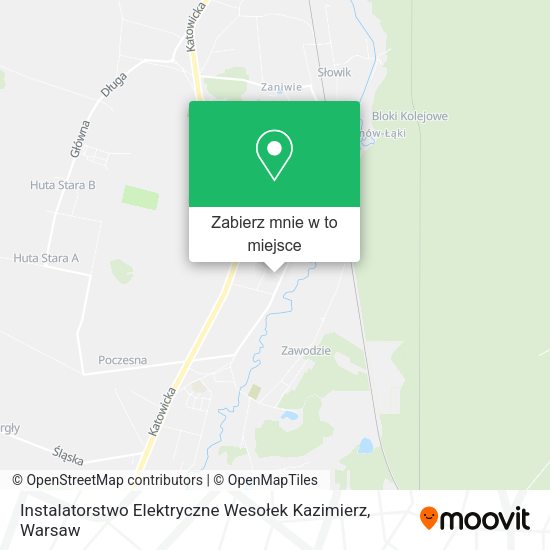 Mapa Instalatorstwo Elektryczne Wesołek Kazimierz