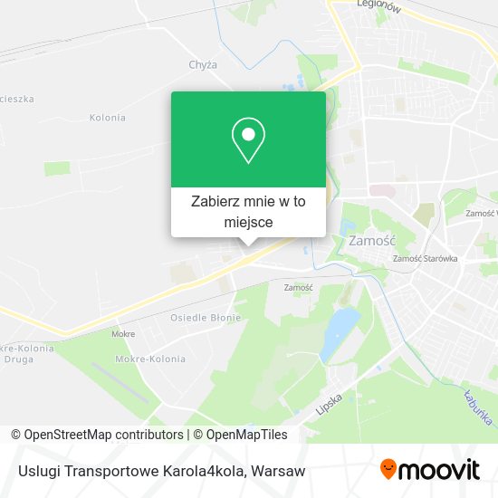 Mapa Uslugi Transportowe Karola4kola