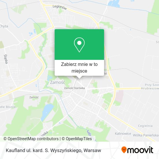 Mapa Kaufland ul. kard. S. Wyszyńskiego