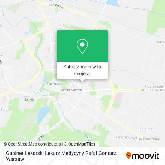 Mapa Gabinet Lekarski Lekarz Medycyny Rafał Gontarz