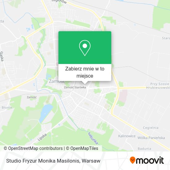 Mapa Studio Fryzur Monika Masilonis