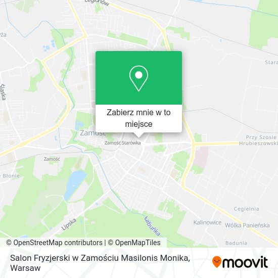 Mapa Salon Fryzjerski w Zamościu Masilonis Monika