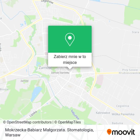 Mapa Mokrzecka-Babiarz Małgorzata. Stomatologia