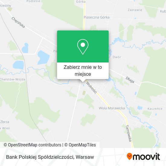 Mapa Bank Polskiej Spółdzielczości