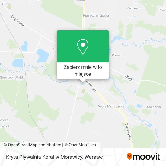 Mapa Kryta Pływalnia Koral w Morawicy