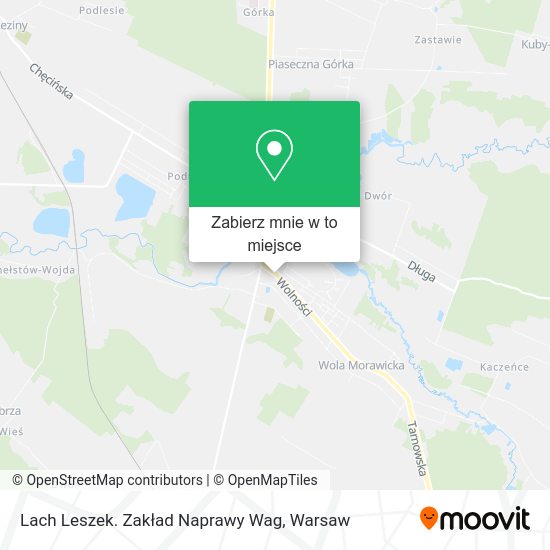 Mapa Lach Leszek. Zakład Naprawy Wag