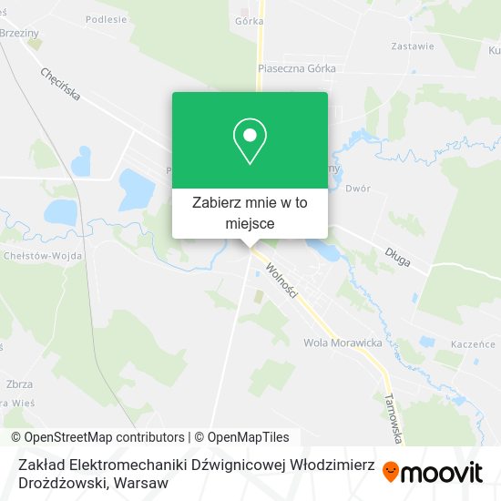 Mapa Zakład Elektromechaniki Dźwignicowej Włodzimierz Drożdżowski