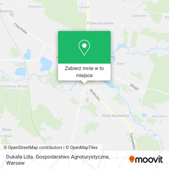 Mapa Dukała Lilla. Gospodarstwo Agroturystyczne