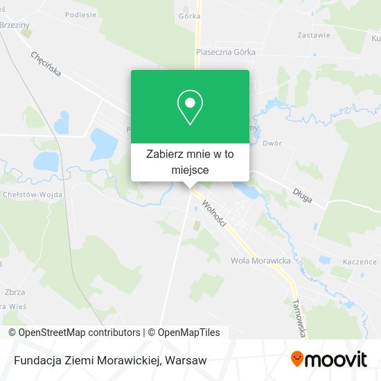 Mapa Fundacja Ziemi Morawickiej