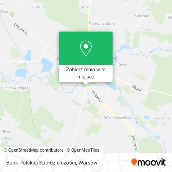 Mapa Bank Polskiej Spółdzielczości