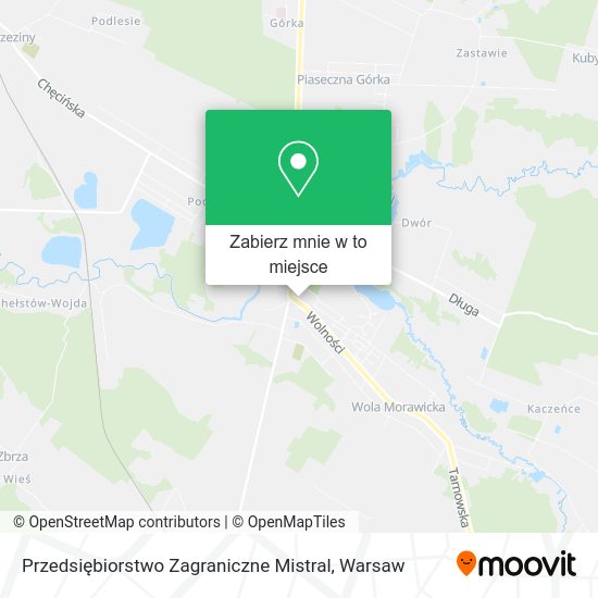 Mapa Przedsiębiorstwo Zagraniczne Mistral