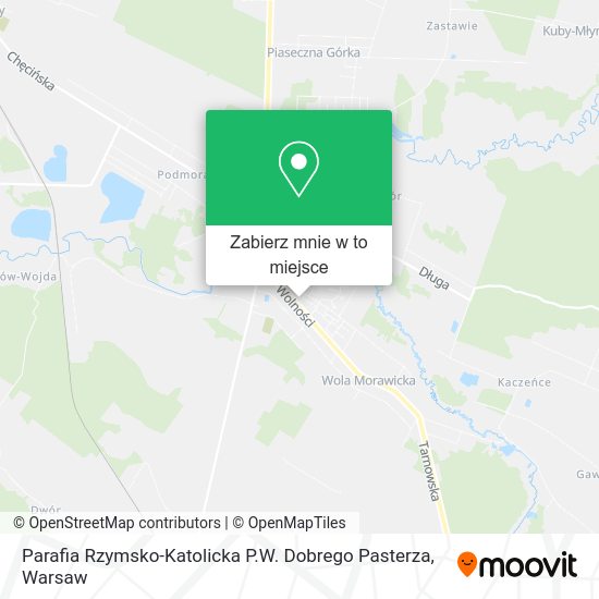 Mapa Parafia Rzymsko-Katolicka P.W. Dobrego Pasterza