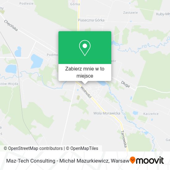 Mapa Maz-Tech Consulting - Michał Mazurkiewicz