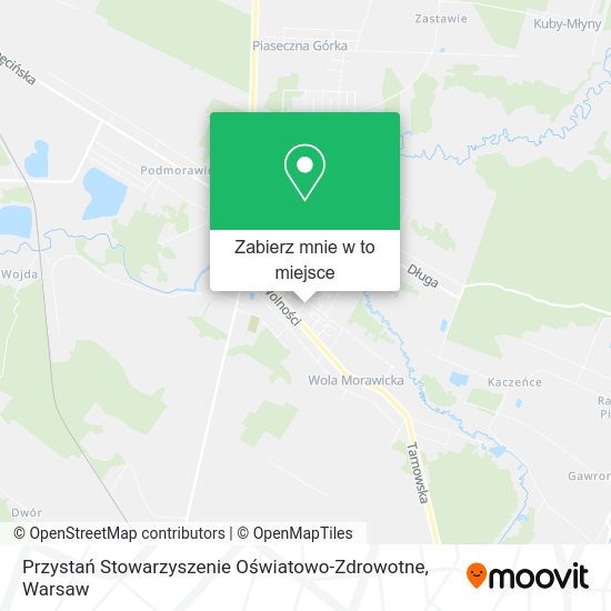 Mapa Przystań Stowarzyszenie Oświatowo-Zdrowotne