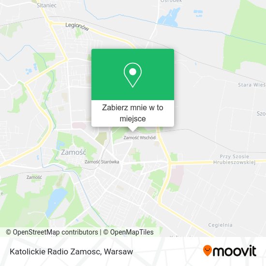 Mapa Katolickie Radio Zamosc