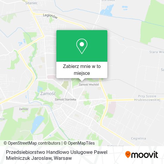 Mapa Przedsiebiorstwo Handlowo Uslugowe Pawel Mielniczuk Jaroslaw