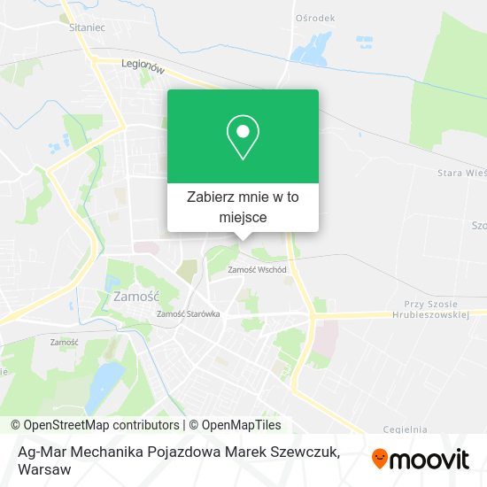 Mapa Ag-Mar Mechanika Pojazdowa Marek Szewczuk