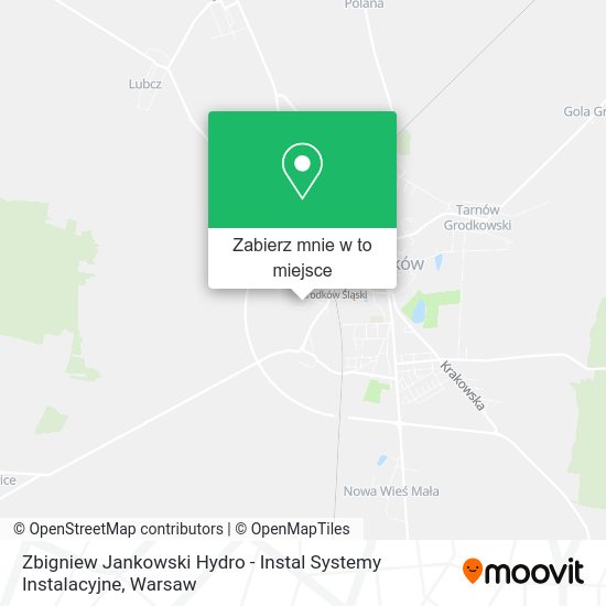 Mapa Zbigniew Jankowski Hydro - Instal Systemy Instalacyjne