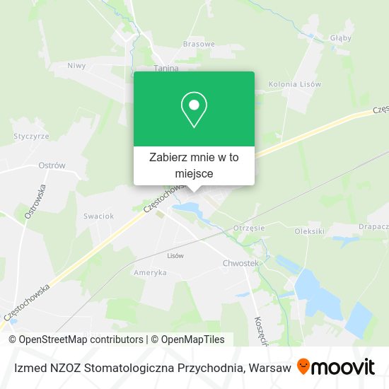 Mapa Izmed NZOZ Stomatologiczna Przychodnia