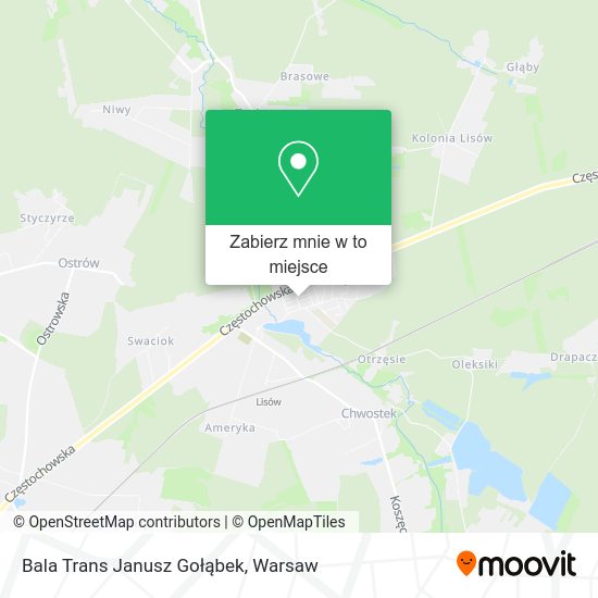 Mapa Bala Trans Janusz Gołąbek