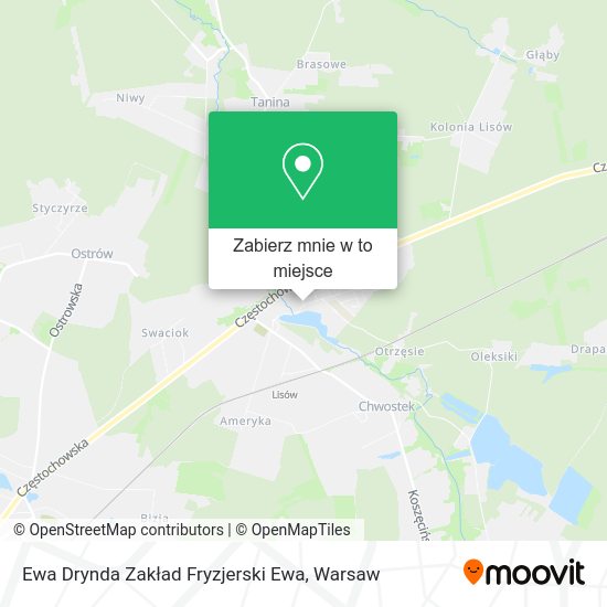 Mapa Ewa Drynda Zakład Fryzjerski Ewa