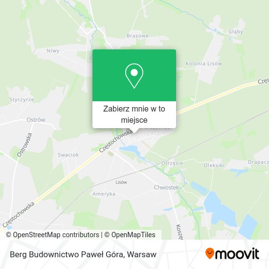 Mapa Berg Budownictwo Paweł Góra