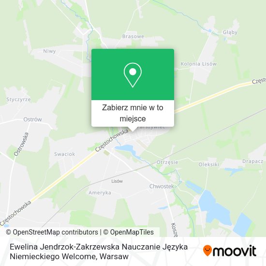 Mapa Ewelina Jendrzok-Zakrzewska Nauczanie Języka Niemieckiego Welcome