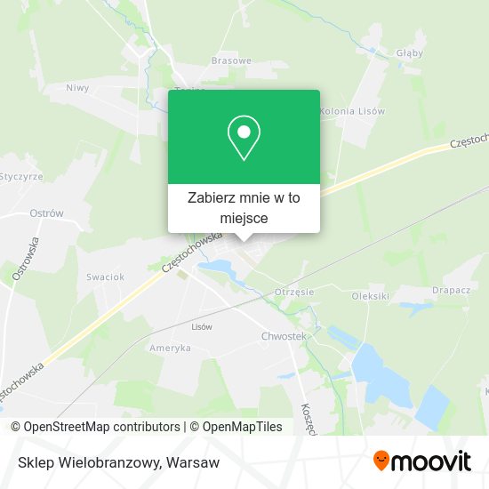 Mapa Sklep Wielobranzowy