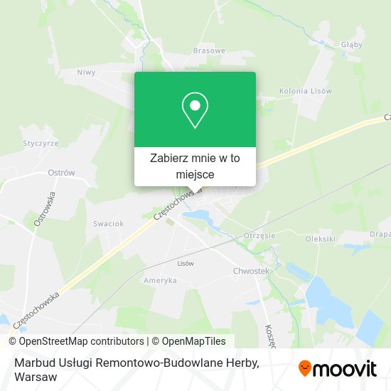 Mapa Marbud Usługi Remontowo-Budowlane Herby