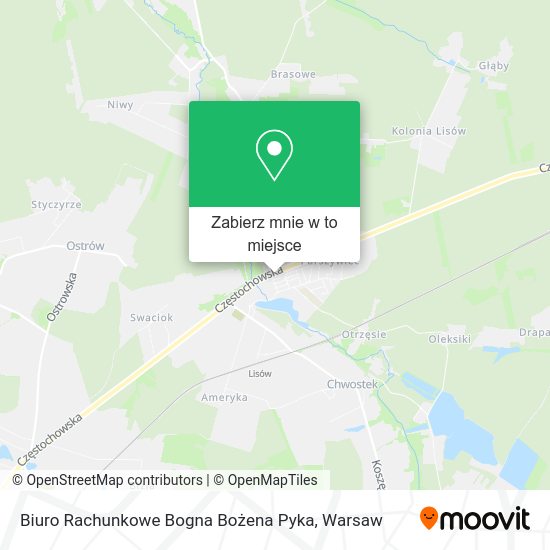 Mapa Biuro Rachunkowe Bogna Bożena Pyka