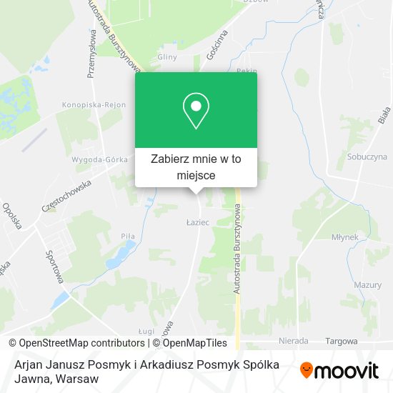 Mapa Arjan Janusz Posmyk i Arkadiusz Posmyk Spólka Jawna