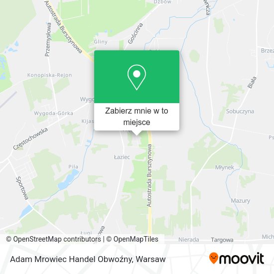 Mapa Adam Mrowiec Handel Obwoźny