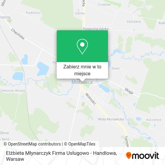 Mapa Elżbieta Młynarczyk Firma Usługowo - Handlowa