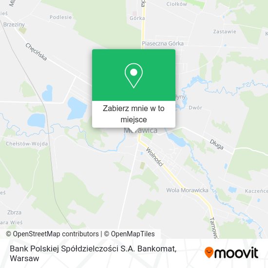 Mapa Bank Polskiej Spółdzielczości S.A. Bankomat