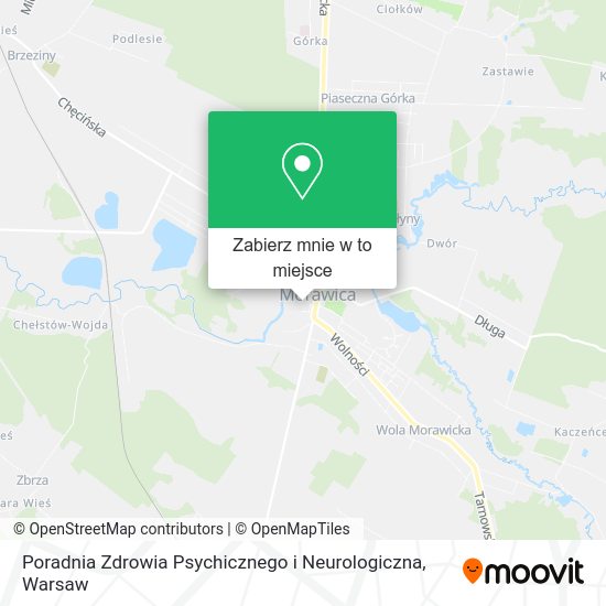 Mapa Poradnia Zdrowia Psychicznego i Neurologiczna