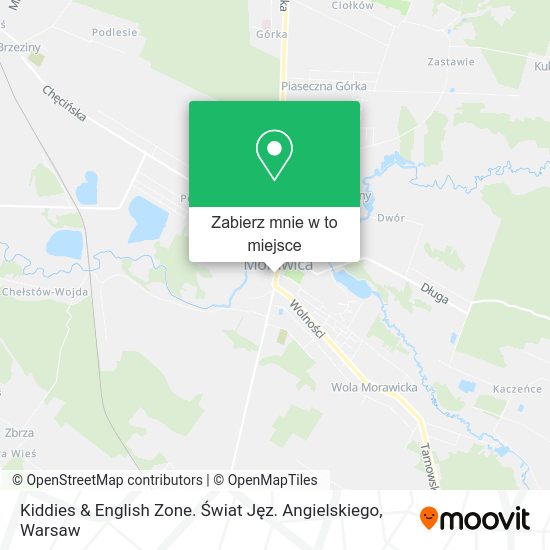 Mapa Kiddies & English Zone. Świat Jęz. Angielskiego