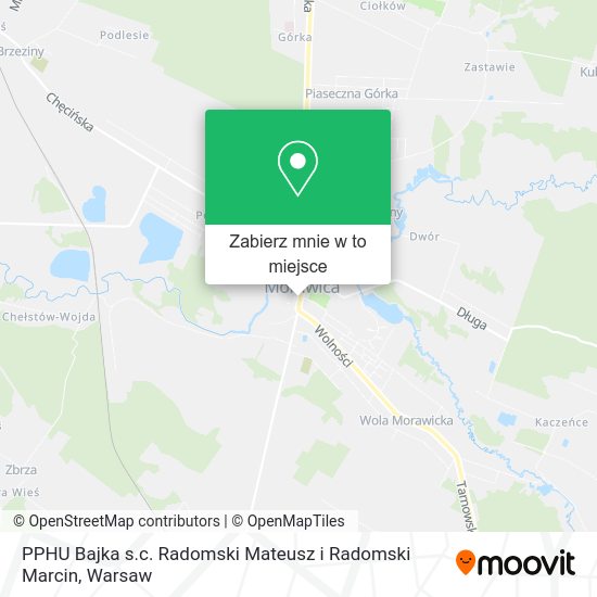 Mapa PPHU Bajka s.c. Radomski Mateusz i Radomski Marcin