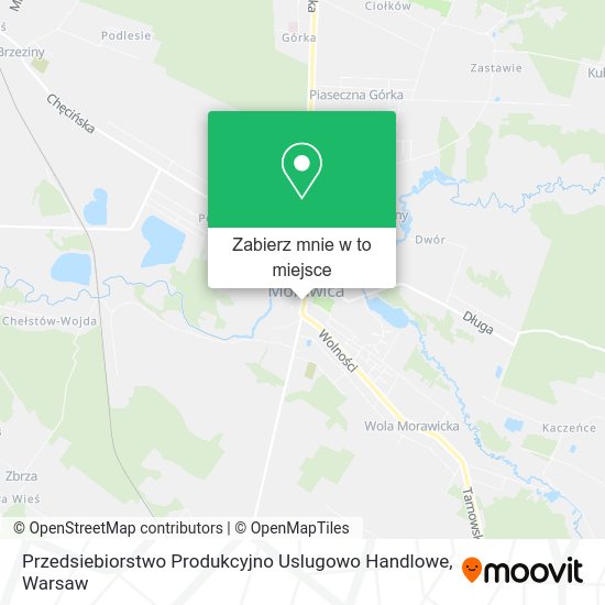 Mapa Przedsiebiorstwo Produkcyjno Uslugowo Handlowe