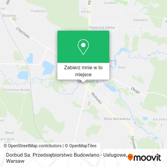 Mapa Dorbud Sa. Przedsiębiorstwo Budowlano - Usługowe