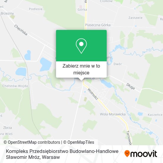 Mapa Kompleks Przedsiębiorstwo Budowlano-Handlowe Sławomir Mróz