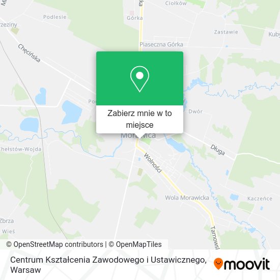 Mapa Centrum Kształcenia Zawodowego i Ustawicznego