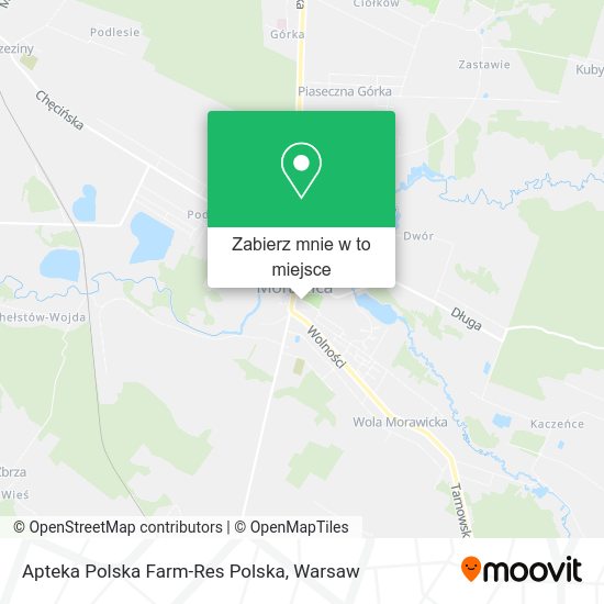 Mapa Apteka Polska Farm-Res Polska