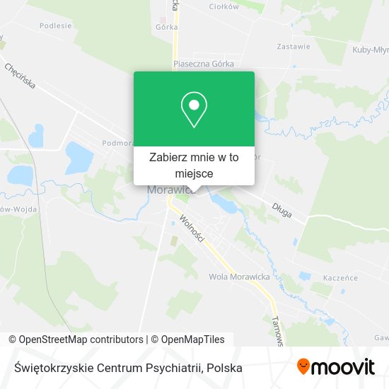 Mapa Świętokrzyskie Centrum Psychiatrii