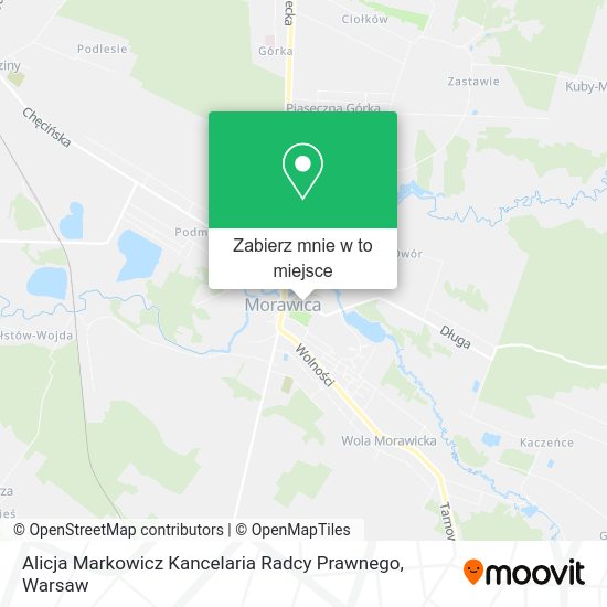 Mapa Alicja Markowicz Kancelaria Radcy Prawnego